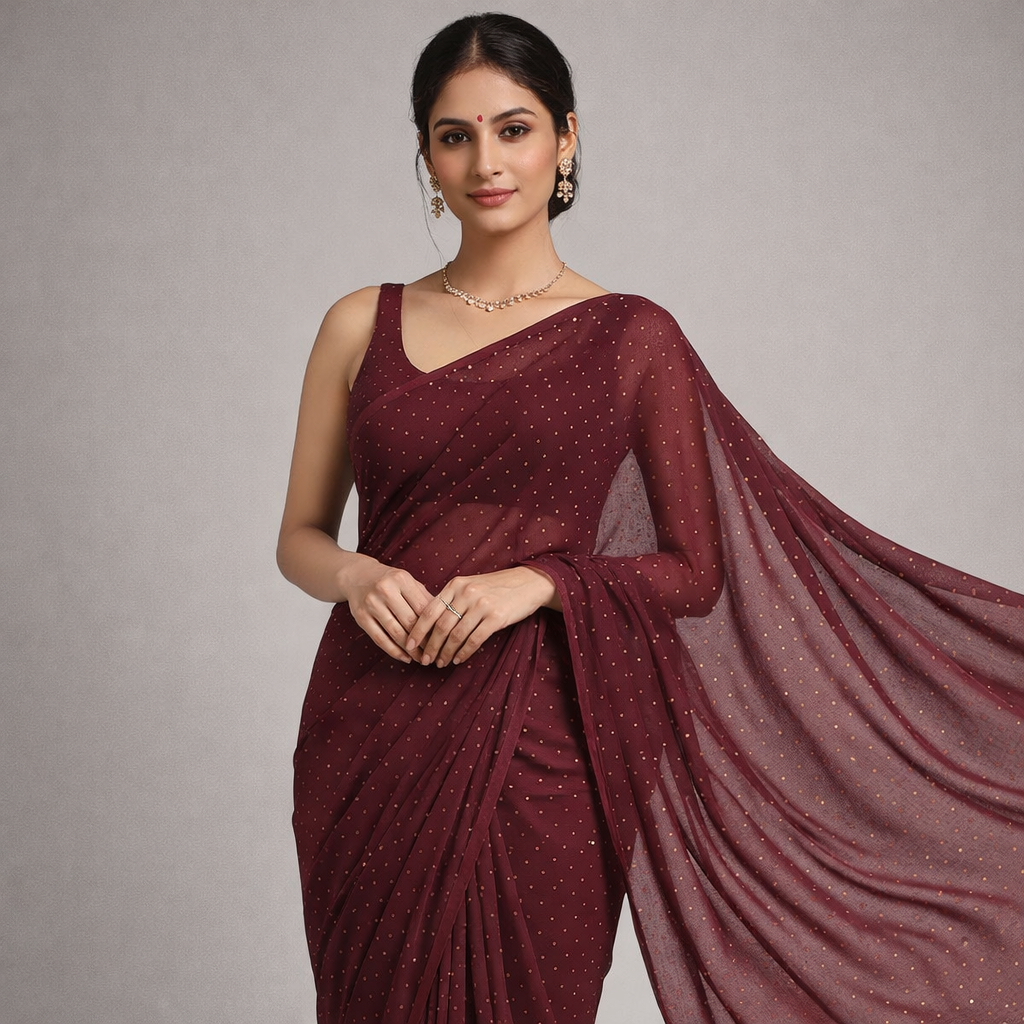 Embroidery Saree