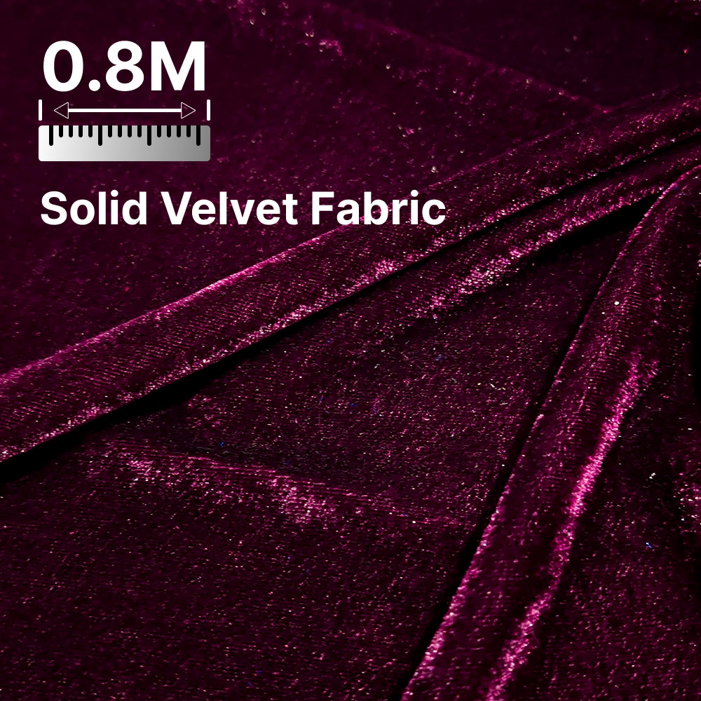 Premium Solid Velvet Fabric for Blouse, Lehenga, Gown, Kurti & Home Decor | 44 Inch Width | 200–220 GSM | Multiple Colors Available
