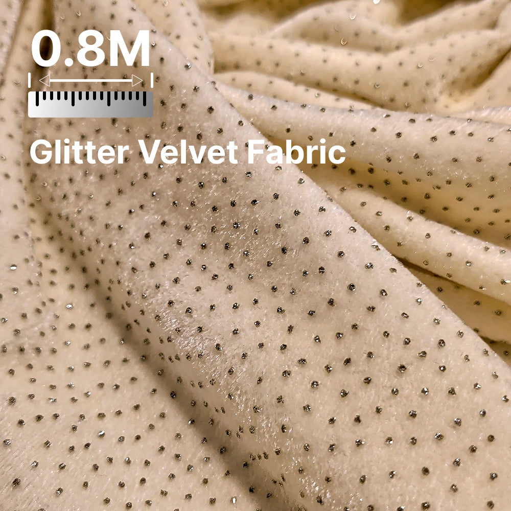Premium Sparkle Velvet Fabric for Blouse, Lehenga, Gown & Party Wear | 44 Inch Width | 200–220 GSM | Multiple Colors Available