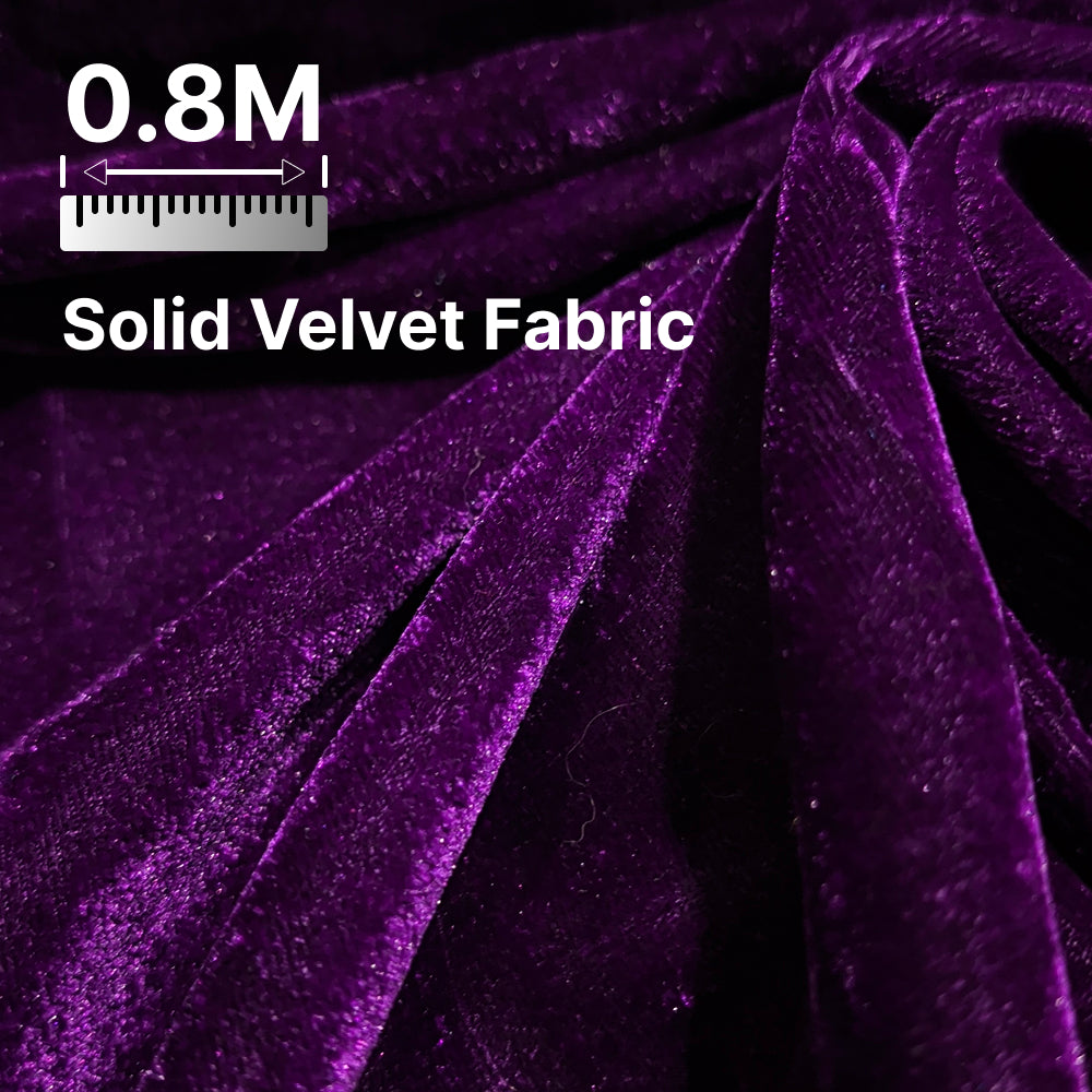 Premium Solid Velvet Fabric for Blouse, Lehenga, Gown, Kurti & Home Decor | 44 Inch Width | 200–220 GSM | Multiple Colors Available