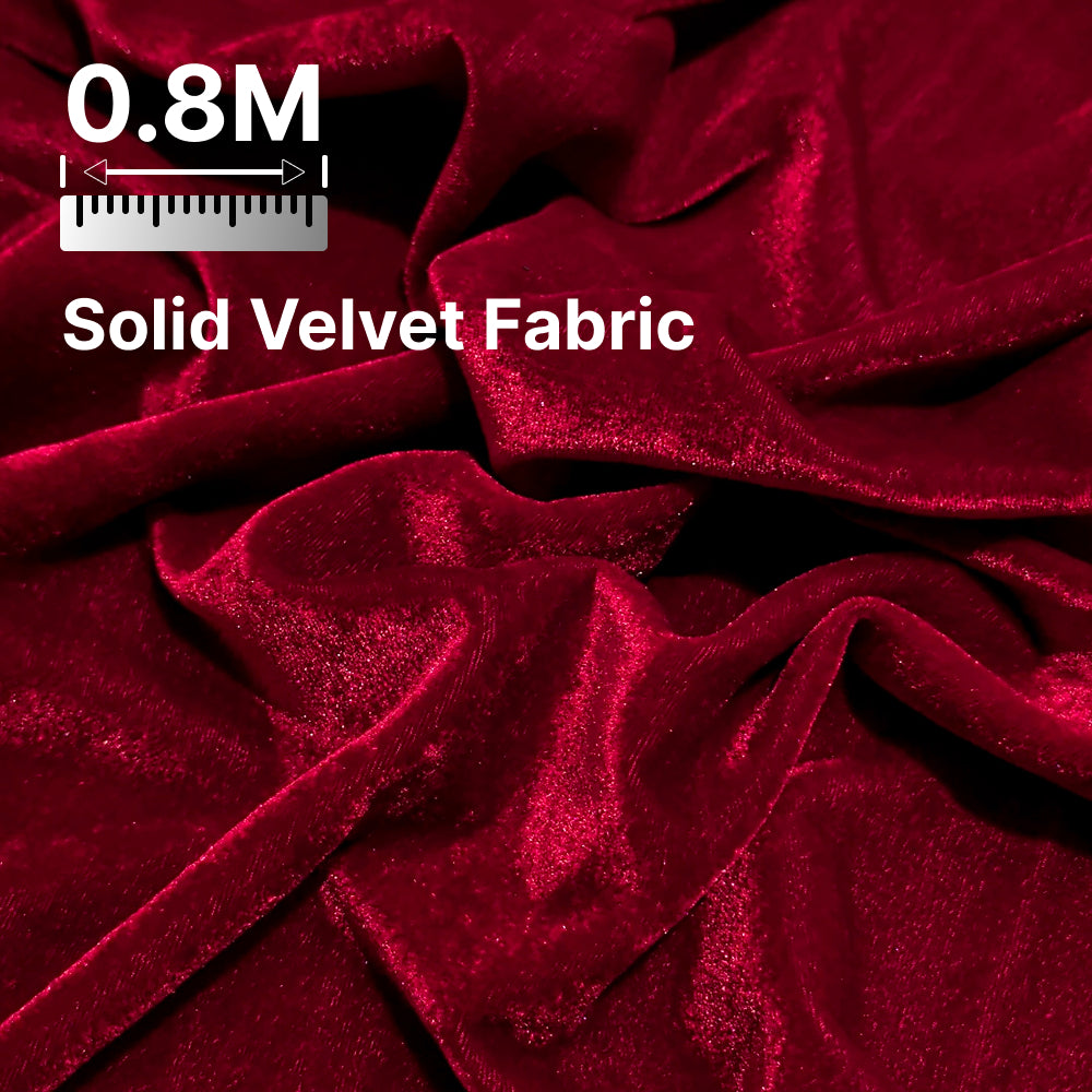 Premium Solid Velvet Fabric for Blouse, Lehenga, Gown, Kurti & Home Decor | 44 Inch Width | 200–220 GSM | Multiple Colors Available