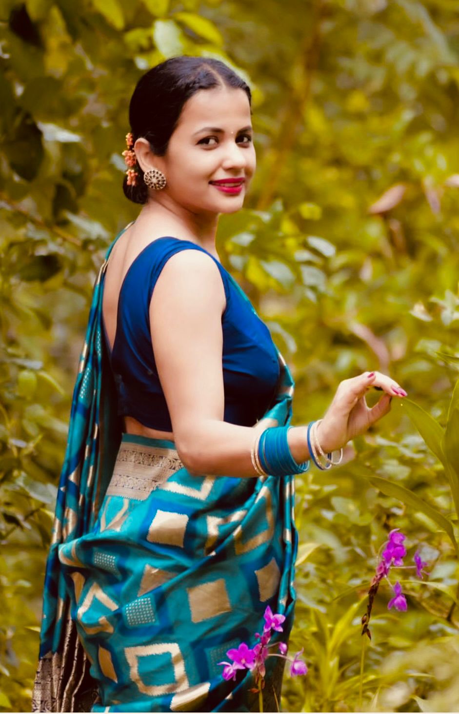 Regal Charm Banarasi Silk Saree with Gold Zari