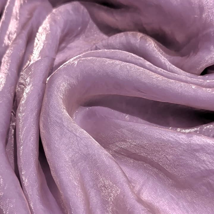 Lavender Purple Fandi Fabric – Soft Lightweight Plain Fabric for Kurti, Gown & Designer Dresses