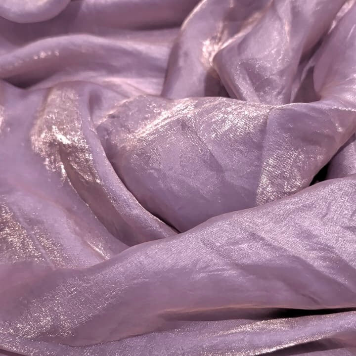 Lavender Purple Fandi Fabric – Soft Lightweight Plain Fabric for Kurti, Gown & Designer Dresses