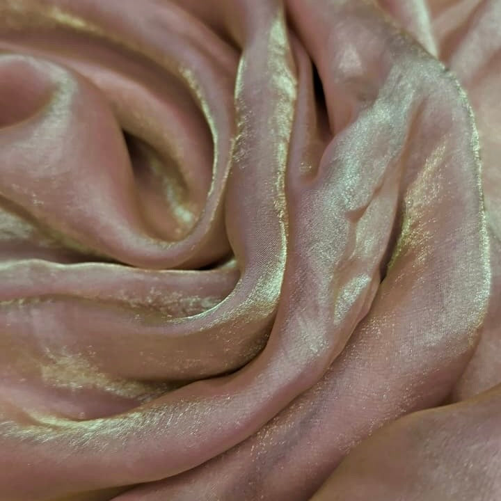 Baby Peach Pink Fandi Fabric – Soft Lightweight Plain Fabric for Kurti, Gown & Designer Dresses
