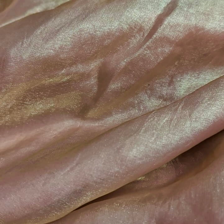 Baby Peach Pink Fandi Fabric – Soft Lightweight Plain Fabric for Kurti, Gown & Designer Dresses