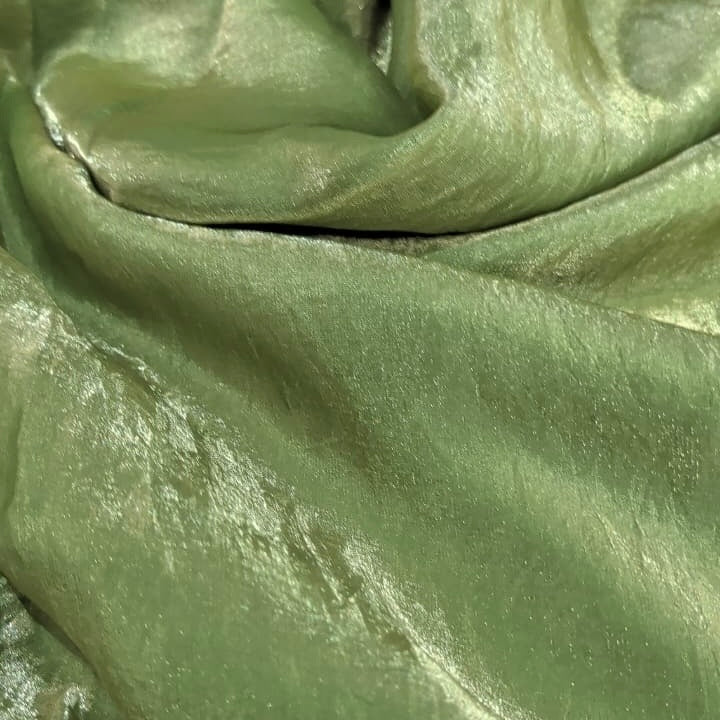 Olive Green Fandi Fabric – Soft Lightweight Plain Fabric for Kurti, Gown & Designer Dresses