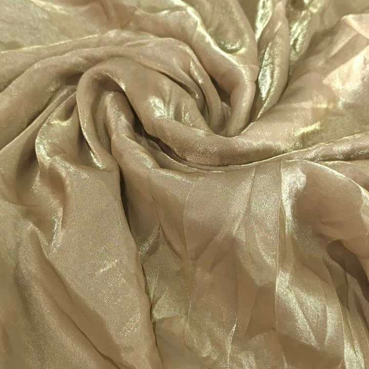 Beige Nude Cream Fandi Fabric – Soft Lightweight Plain Fabric for Kurti, Gown & Designer Dresses