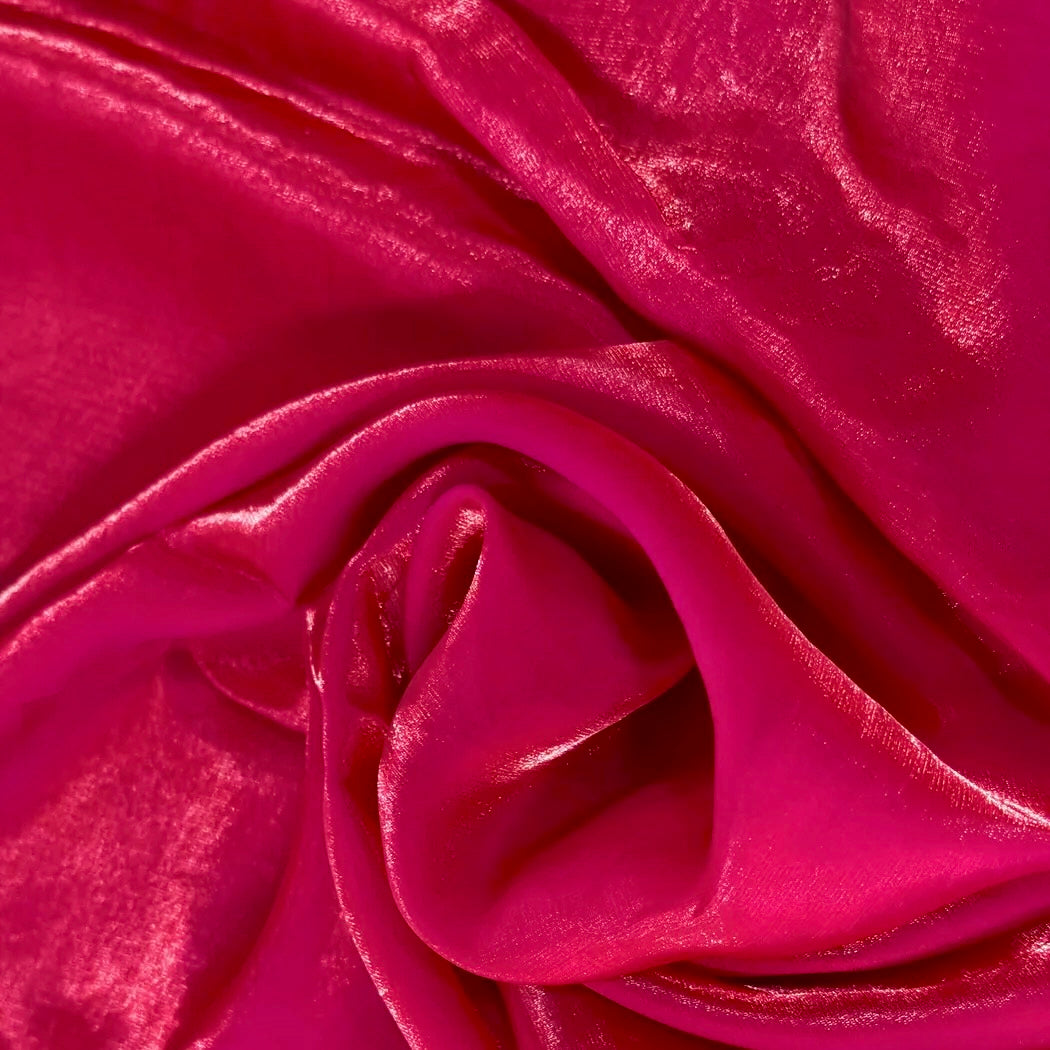 Dark Magenta Fandi Fabric – Soft Lightweight Plain Fabric for Kurti, Gown & Designer Dresses