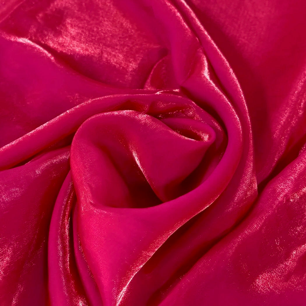 Dark Magenta Fandi Fabric – Soft Lightweight Plain Fabric for Kurti, Gown & Designer Dresses