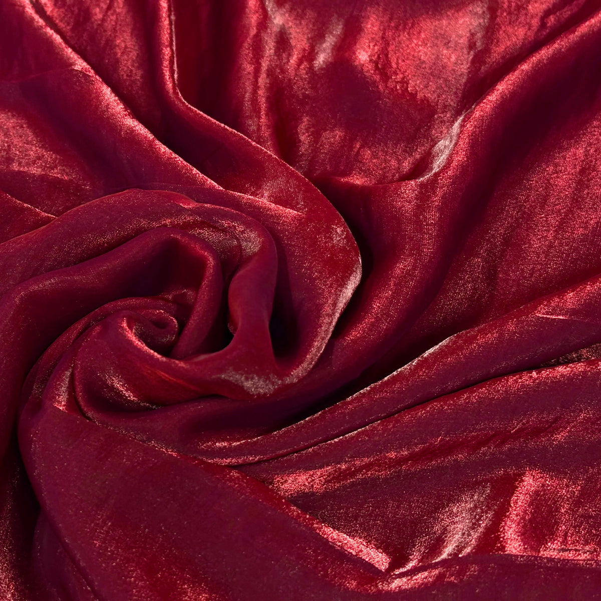 Maroon Fandi Fabric – Soft Lightweight Plain Fabric for Kurti, Gown & Designer Dresses