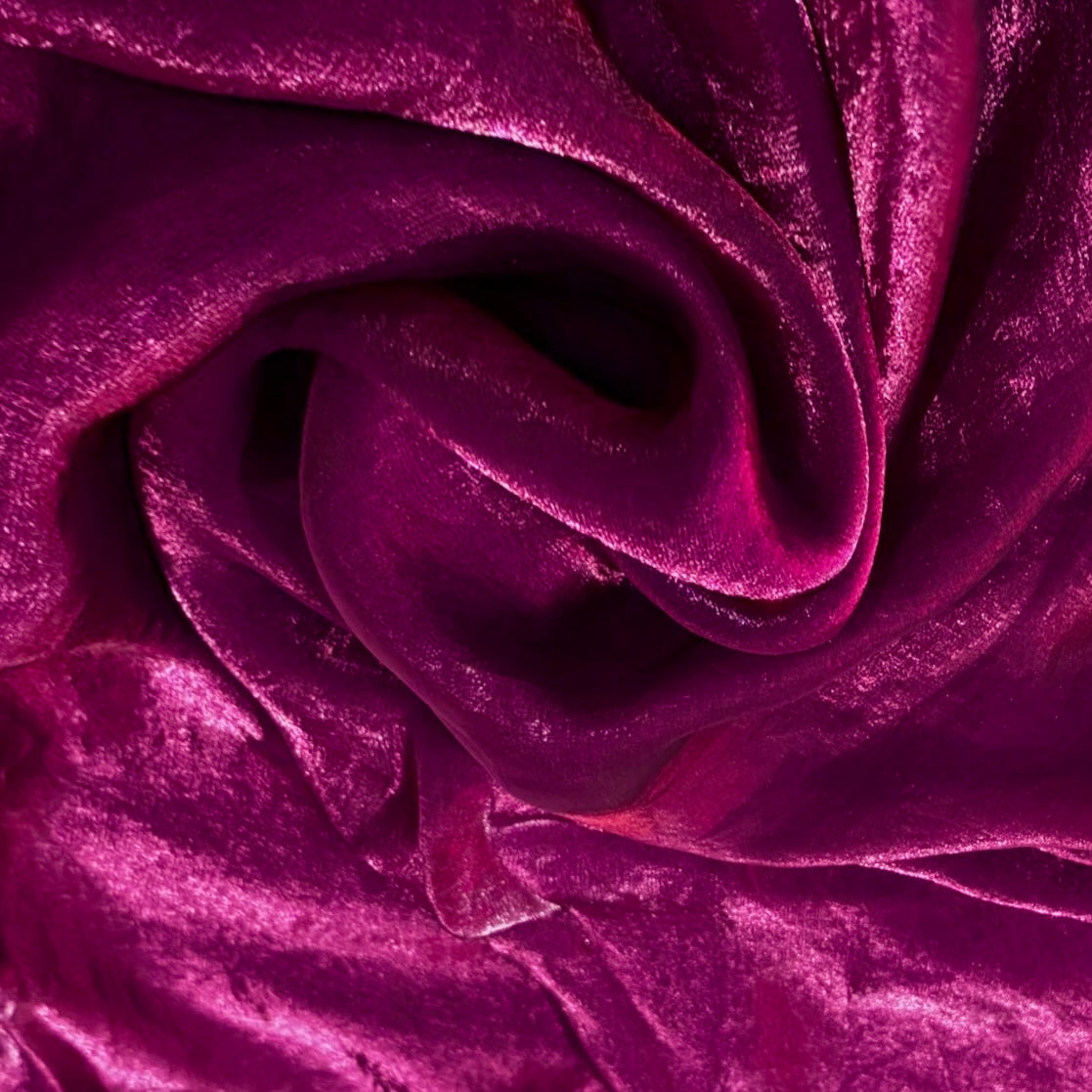 Wine Fandi Fabric – Soft Lightweight Plain Fabric for Kurti, Gown & Designer Dresses