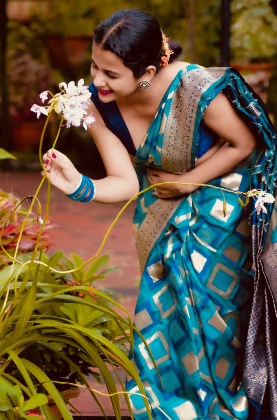 Regal Charm Banarasi Silk Saree with Gold Zari