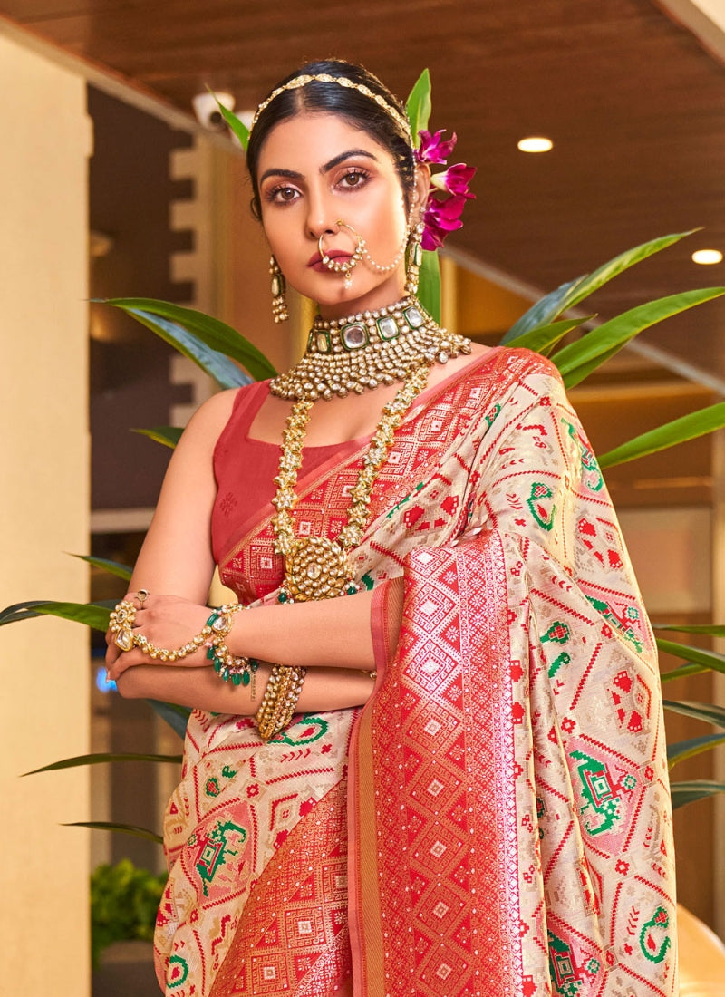 Luxurious Banarasi Soft Silk Wedding Saree – Colour 6 by DCPL