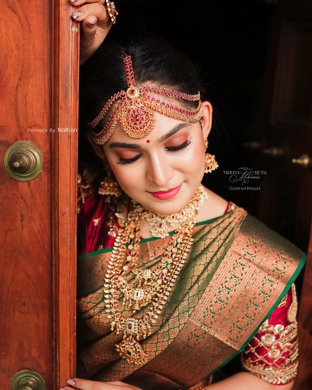 Banarasi Soft Silk Saree with Copper Zari – Shade 1 (530GM)