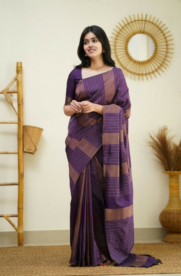 Radiant Harmony Banarasi Soft Silk Saree Colour 8