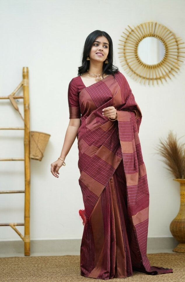 Radiant Harmony Banarasi Soft Silk Saree Colour 8