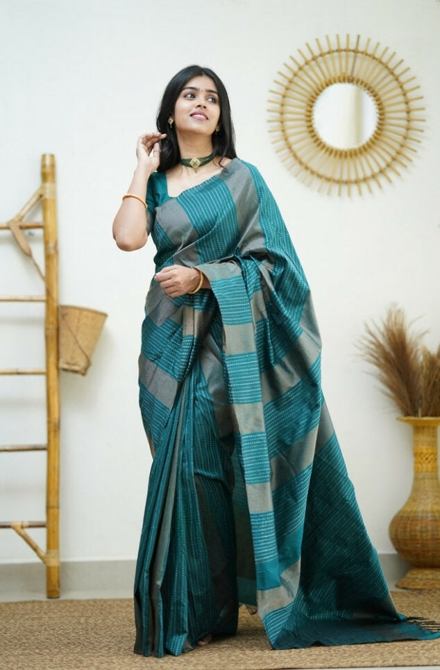 Radiant Harmony Banarasi Soft Silk Saree Colour 8
