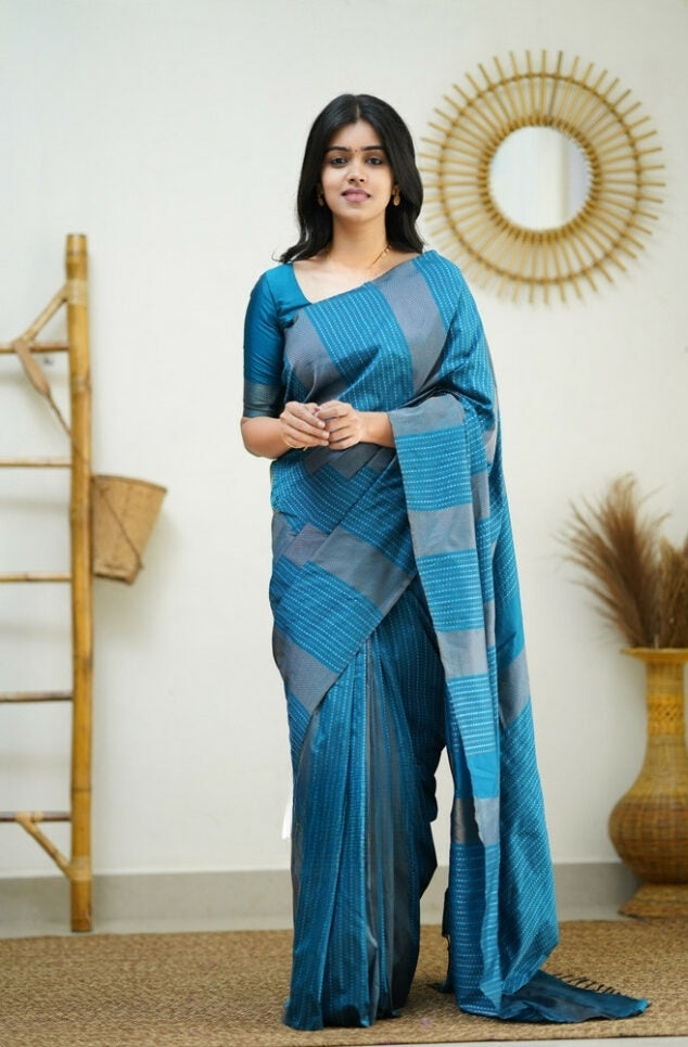Radiant Harmony Banarasi Soft Silk Saree Colour 8