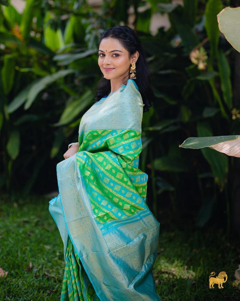 Elegant Banarasi Silk Saree for Brides