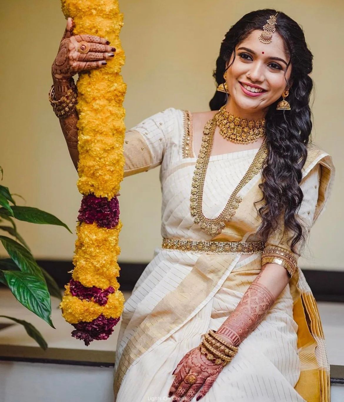 Ethereal Bride Banarasi Soft Silk Saree Gold Zari