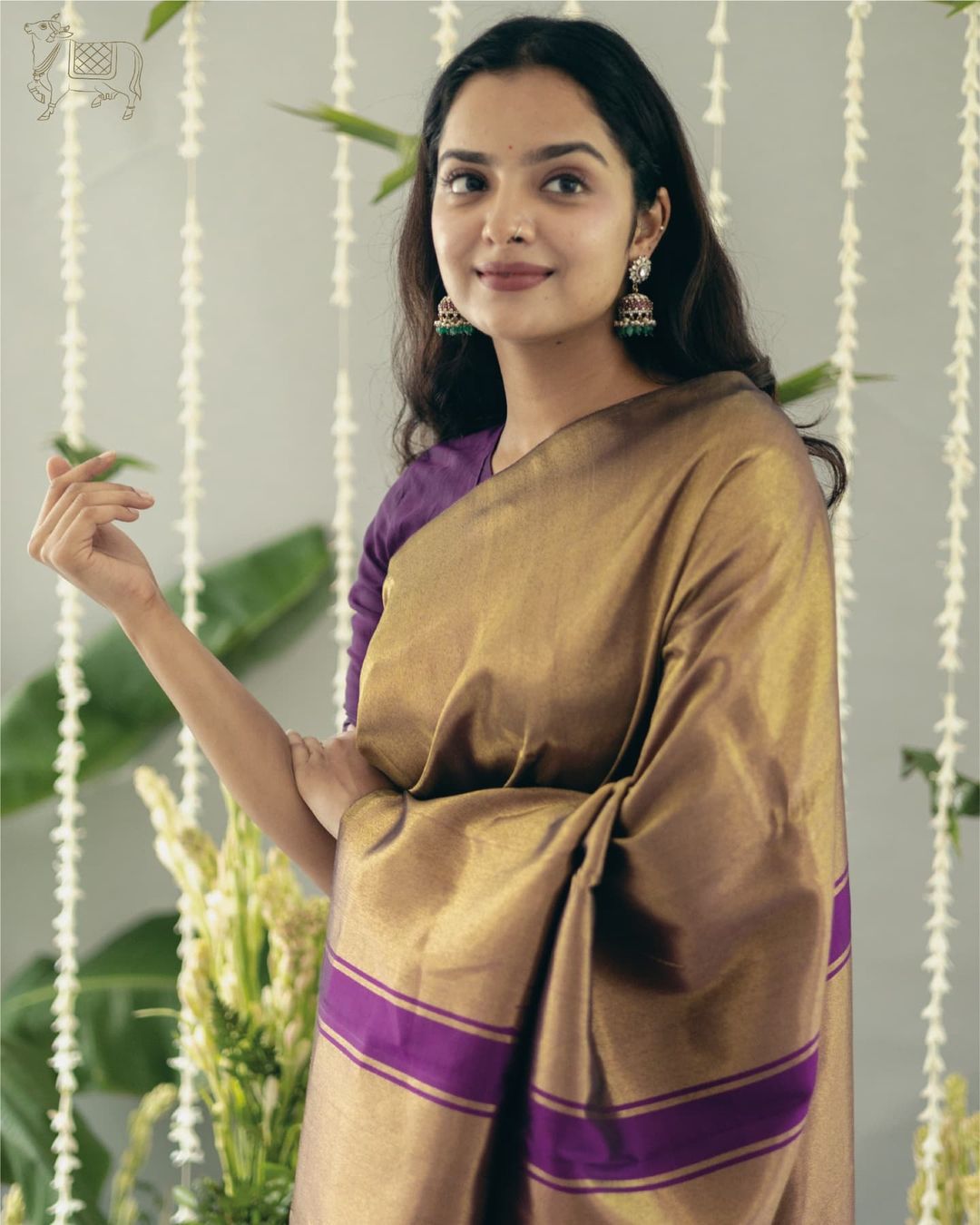Timeless Grace Banarasi Silk Saree with Gold Zari