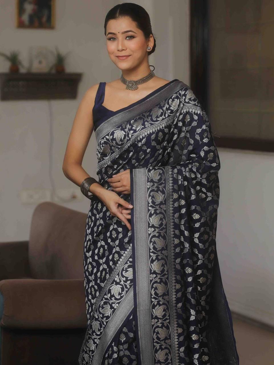 Royal Radiance Banarasi Soft Silk Saree by DCPL