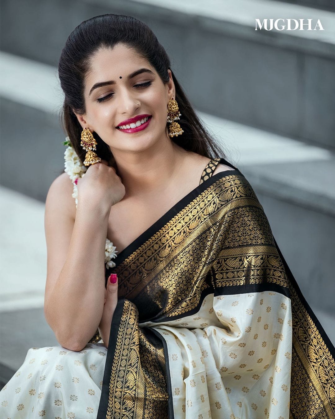 Regal Heritage Banarasi silk saree with gold zari work