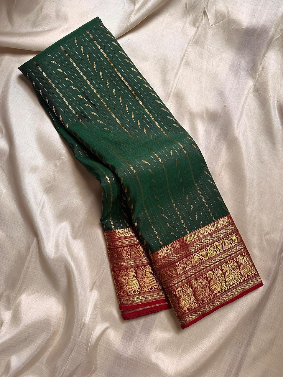 Ethereal Grace Banarasi Soft Silk Saree