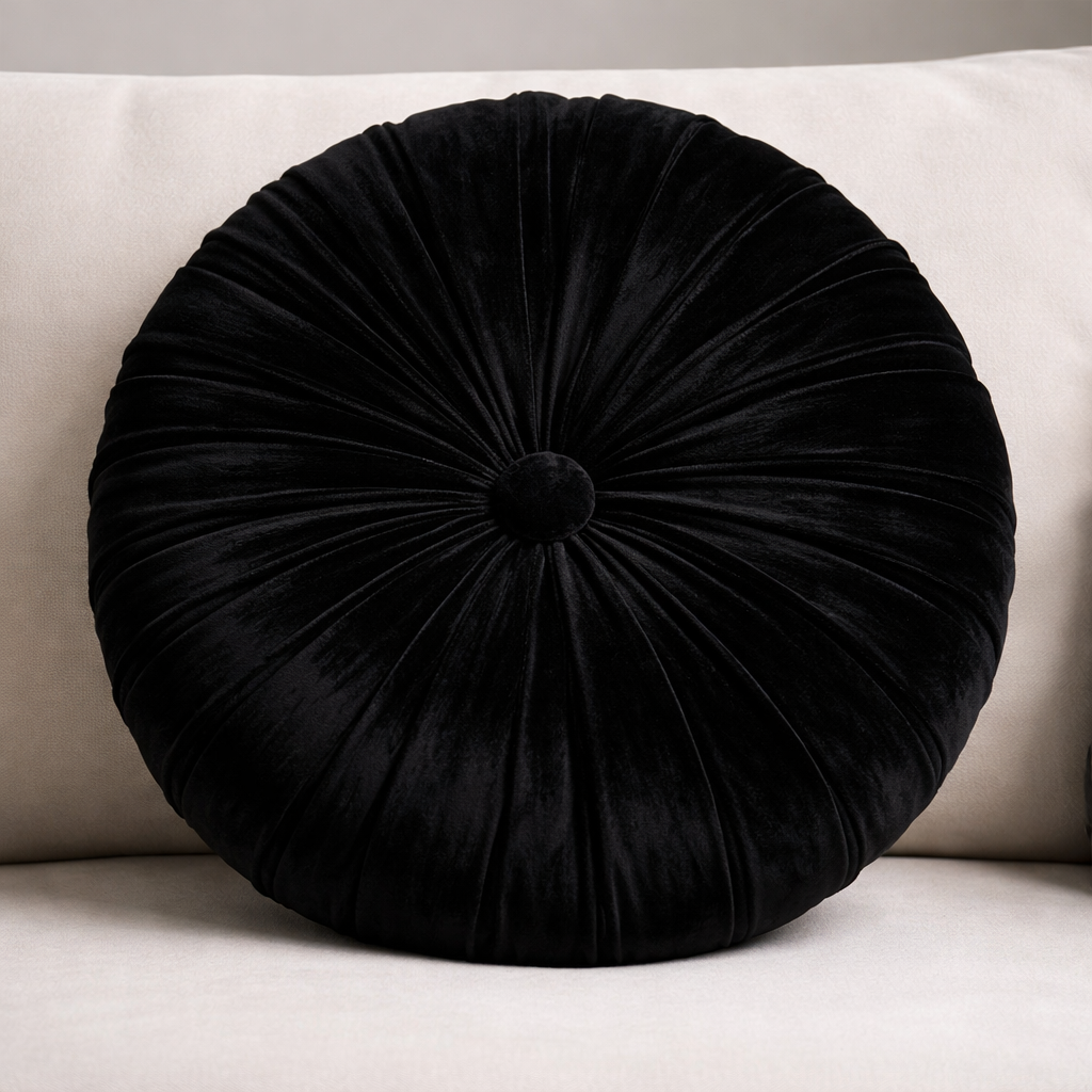 Plain Velvet Fabric Black – 1 Meter Unstitched Blouse Fabric | 44 Inch Width | 220 GSM