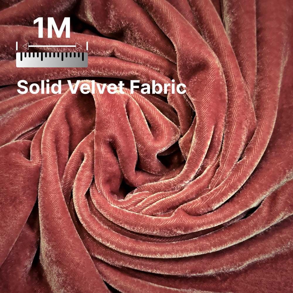 Premium Solid Velvet Fabric for Blouse, Lehenga, Gown, Kurti & Home Decor | 44 Inch Width | 200–220 GSM | Multiple Colors Available