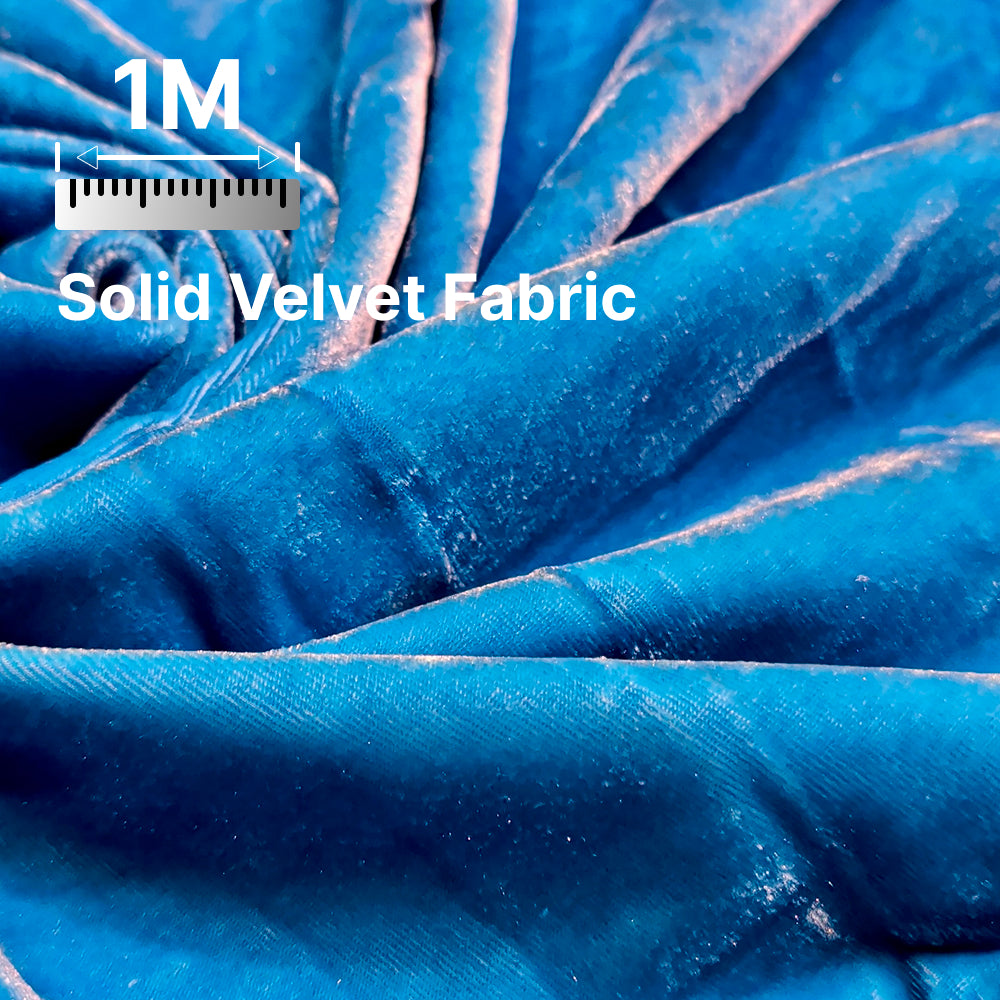 Premium Solid Velvet Fabric for Blouse, Lehenga, Gown, Kurti & Home Decor | 44 Inch Width | 200–220 GSM | Multiple Colors Available