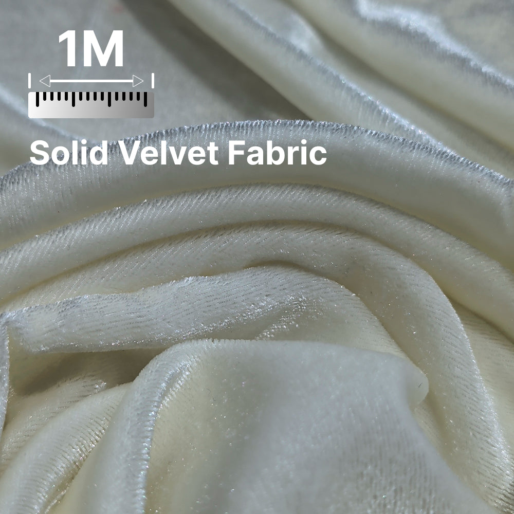 Premium Solid Velvet Fabric for Blouse, Lehenga, Gown, Kurti & Home Decor | 44 Inch Width | 200–220 GSM | Multiple Colors Available