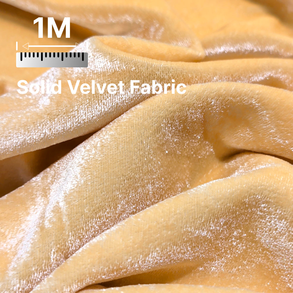 Premium Solid Velvet Fabric for Blouse, Lehenga, Gown, Kurti & Home Decor | 44 Inch Width | 200–220 GSM | Multiple Colors Available