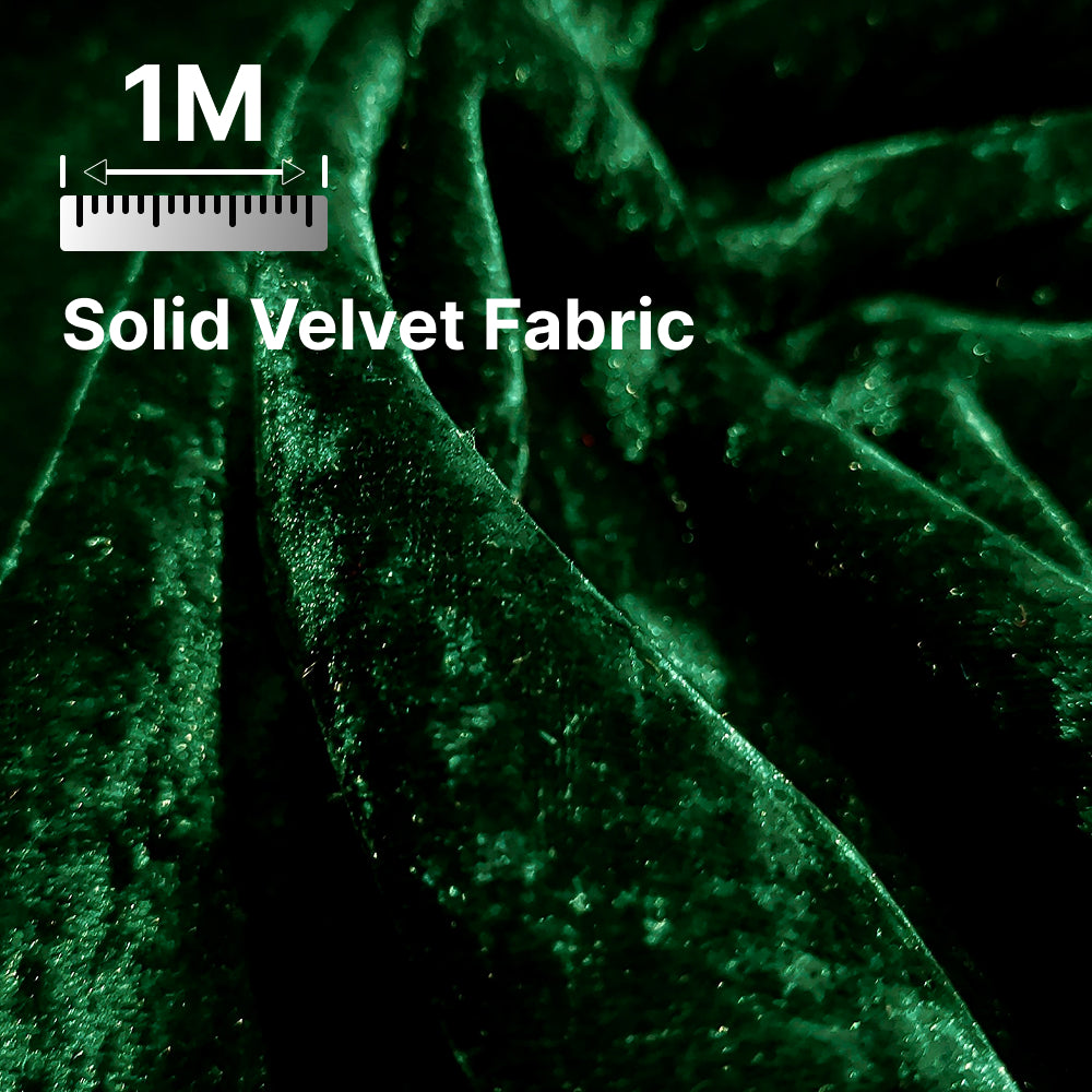 Premium Solid Velvet Fabric for Blouse, Lehenga, Gown, Kurti & Home Decor | 44 Inch Width | 200–220 GSM | Multiple Colors Available