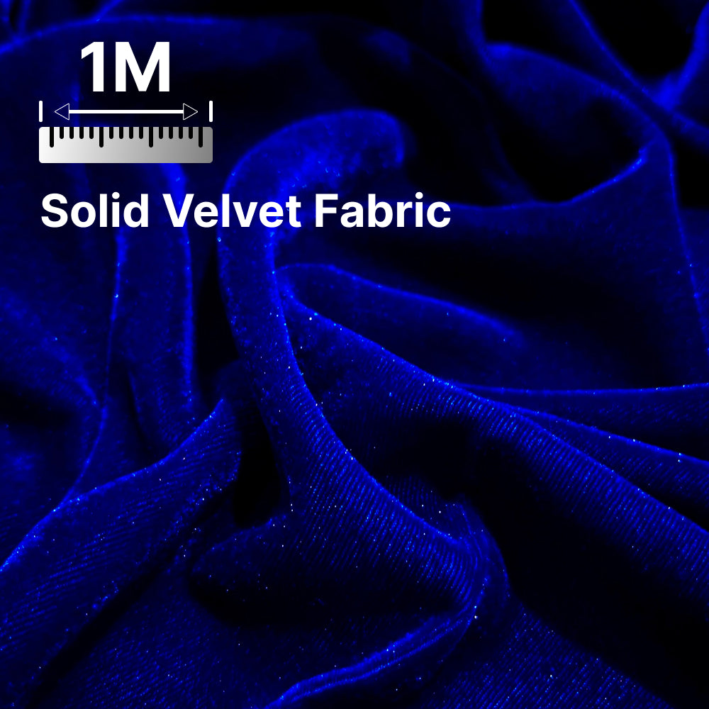 Premium Solid Velvet Fabric for Blouse, Lehenga, Gown, Kurti & Home Decor | 44 Inch Width | 200–220 GSM | Multiple Colors Available