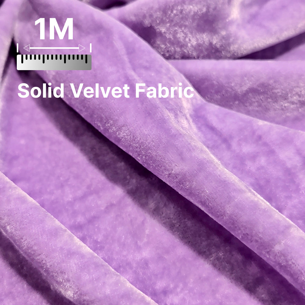 Premium Solid Velvet Fabric for Blouse, Lehenga, Gown, Kurti & Home Decor | 44 Inch Width | 200–220 GSM | Multiple Colors Available