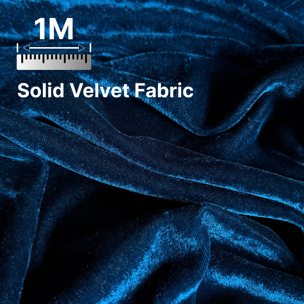 Premium Solid Velvet Fabric for Blouse, Lehenga, Gown, Kurti & Home Decor | 44 Inch Width | 200–220 GSM | Multiple Colors Available