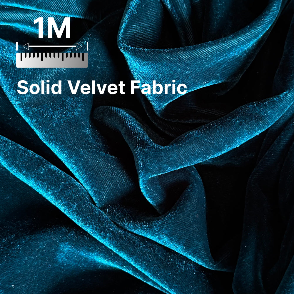 Premium Solid Velvet Fabric for Blouse, Lehenga, Gown, Kurti & Home Decor | 44 Inch Width | 200–220 GSM | Multiple Colors Available
