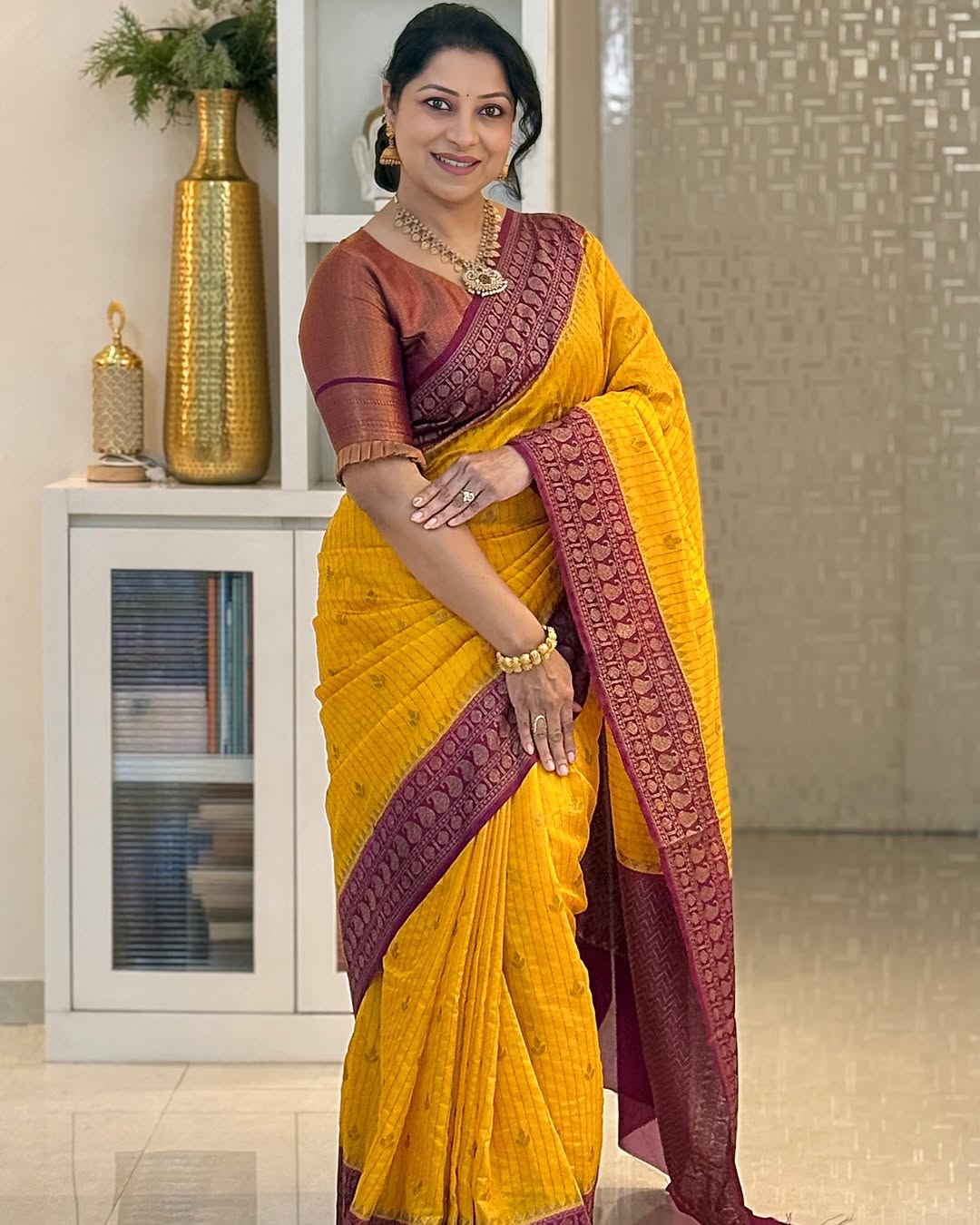 Banarasi Soft Silk Saree Multicolor (9 Shades) with Rich Zari Woven Design