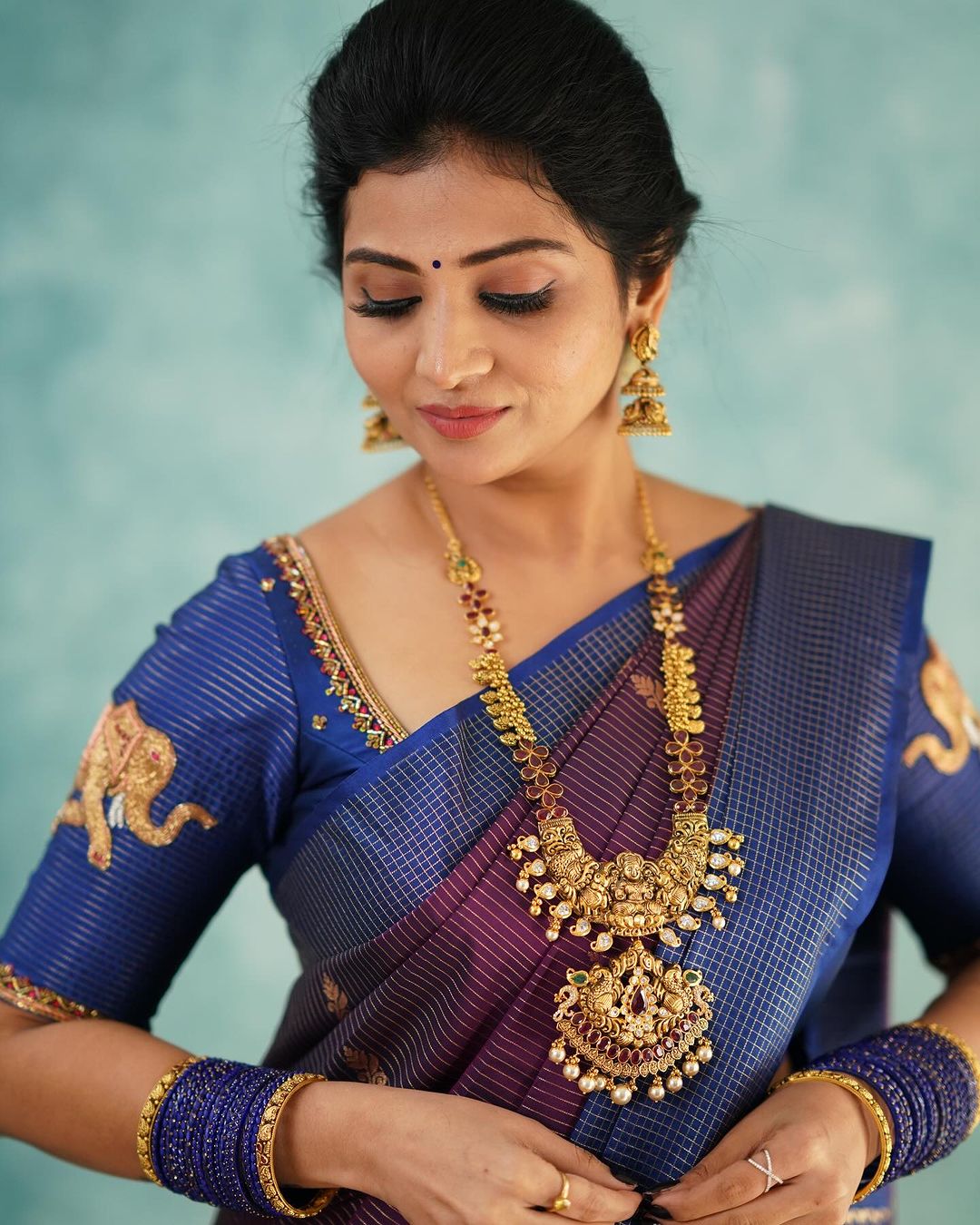 Grace Aura Banarasi Soft Silk Saree Gold Silver Zari