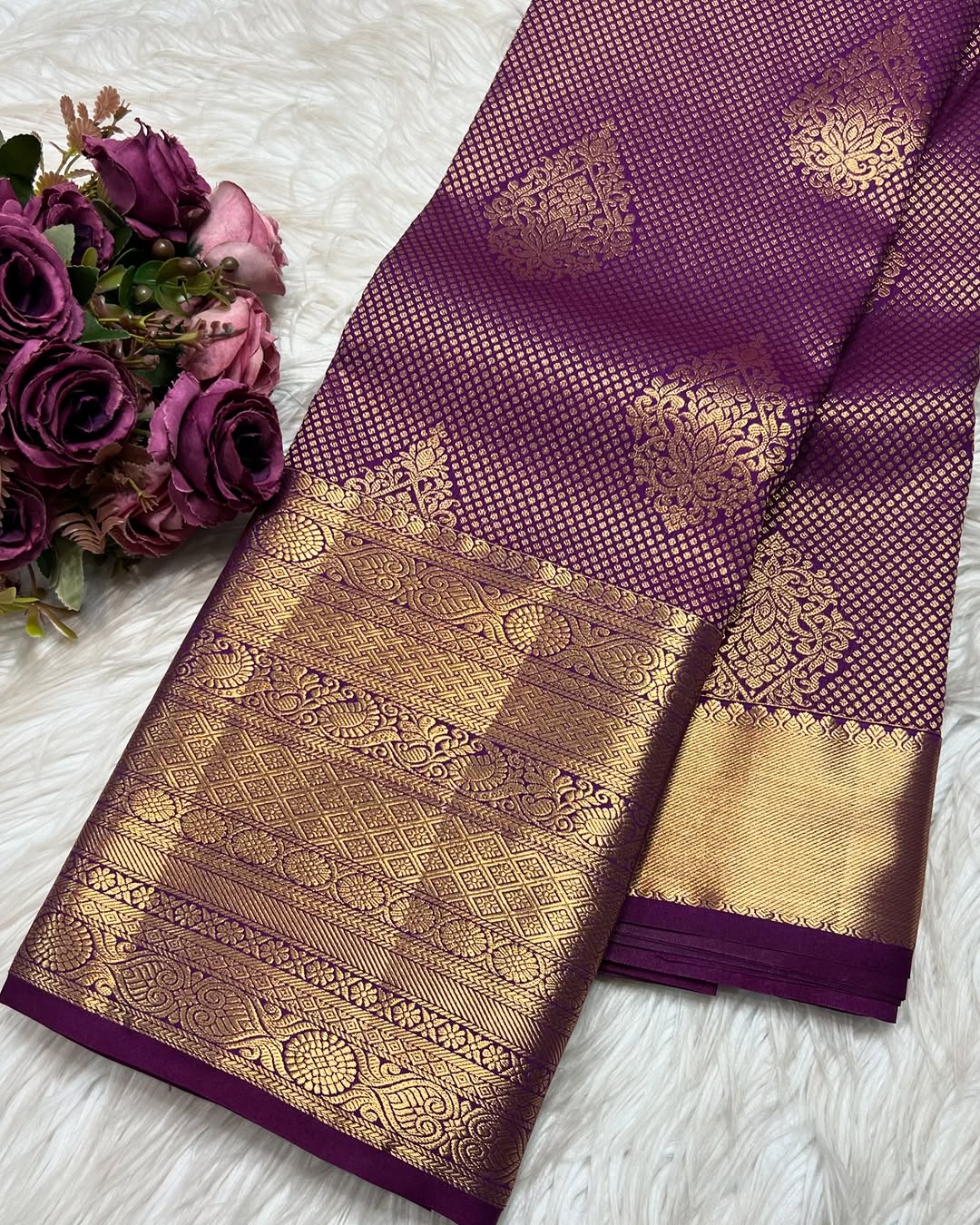 Banarasi Soft Silk Saree Colour 1 with Gold Zari Weaving – DCPL