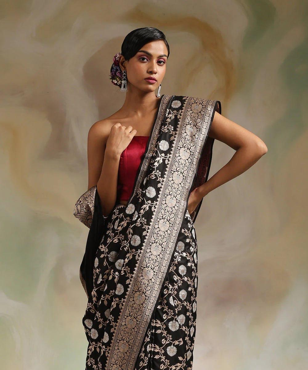 Regal Weaves Banarasi Soft Silk Saree Gold Zari