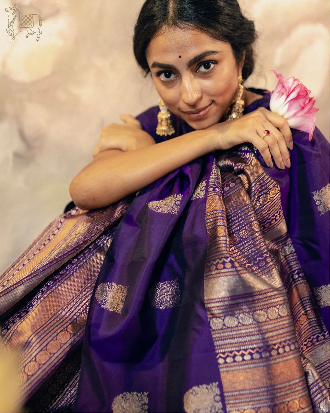 Eternal Heritage Banarasi Soft Silk Saree Gold Silver Zari