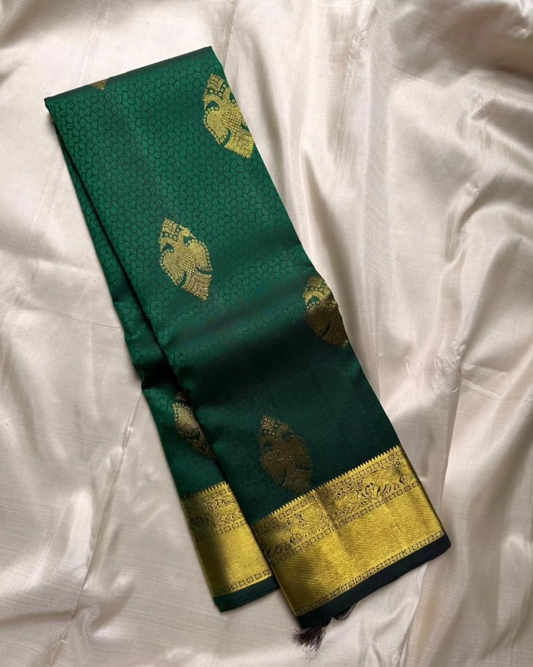 Banarasi Soft Silk Saree Colour 1 with Gold Zari Weaving by DCPL