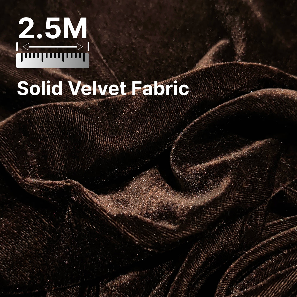 Premium Solid Velvet Fabric for Blouse, Lehenga, Gown, Kurti & Home Decor | 44 Inch Width | 200–220 GSM | Multiple Colors Available