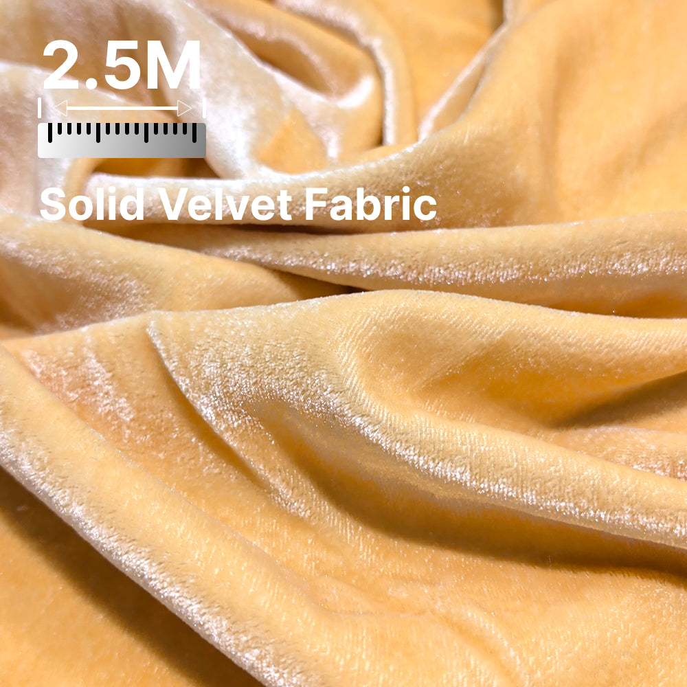 Premium Solid Velvet Fabric for Blouse, Lehenga, Gown, Kurti & Home Decor | 44 Inch Width | 200–220 GSM | Multiple Colors Available