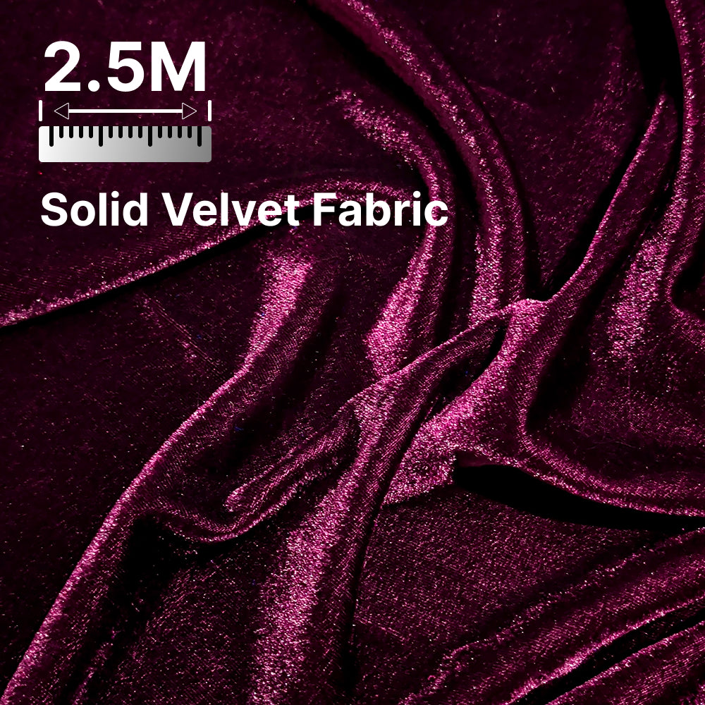 Premium Solid Velvet Fabric for Blouse, Lehenga, Gown, Kurti & Home Decor | 44 Inch Width | 200–220 GSM | Multiple Colors Available