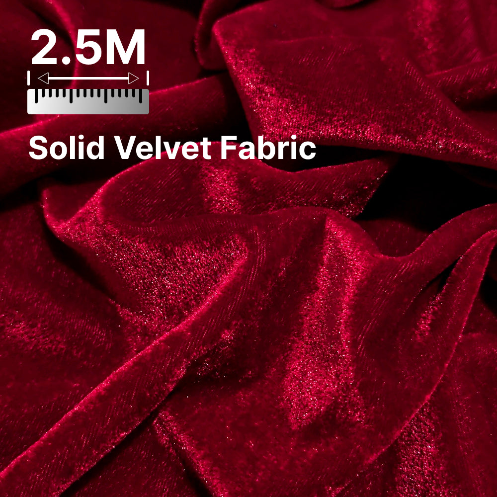 Premium Solid Velvet Fabric for Blouse, Lehenga, Gown, Kurti & Home Decor | 44 Inch Width | 200–220 GSM | Multiple Colors Available