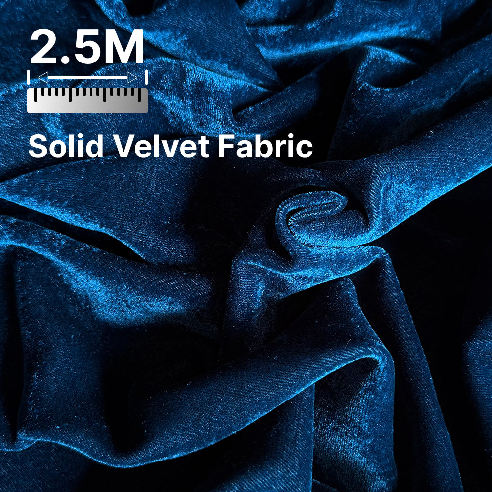 Premium Solid Velvet Fabric for Blouse, Lehenga, Gown, Kurti & Home Decor | 44 Inch Width | 200–220 GSM | Multiple Colors Available